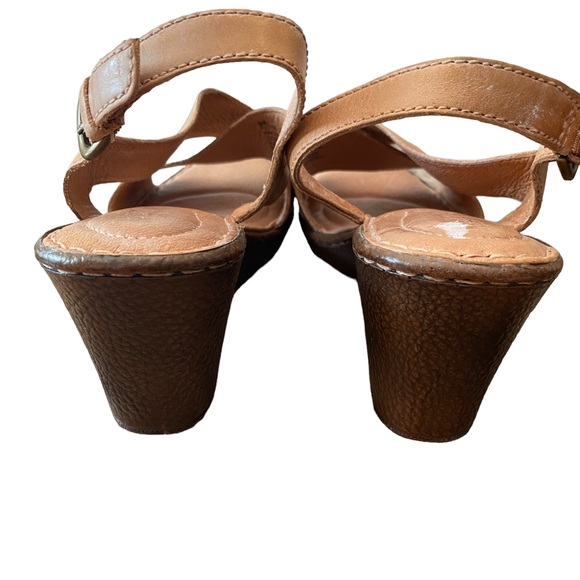 Born Ashley Cross-Strap Wedge Sandals - Picture 4 of 7